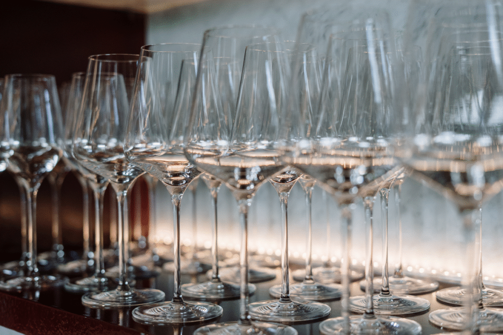 wine glasses