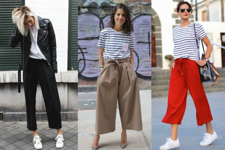 cropped trousers