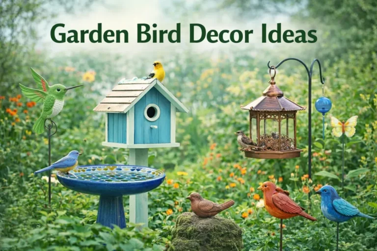 Best Garden Bird Decor Ideas for a Cozy British Garden Garden Bird Decor Ideas