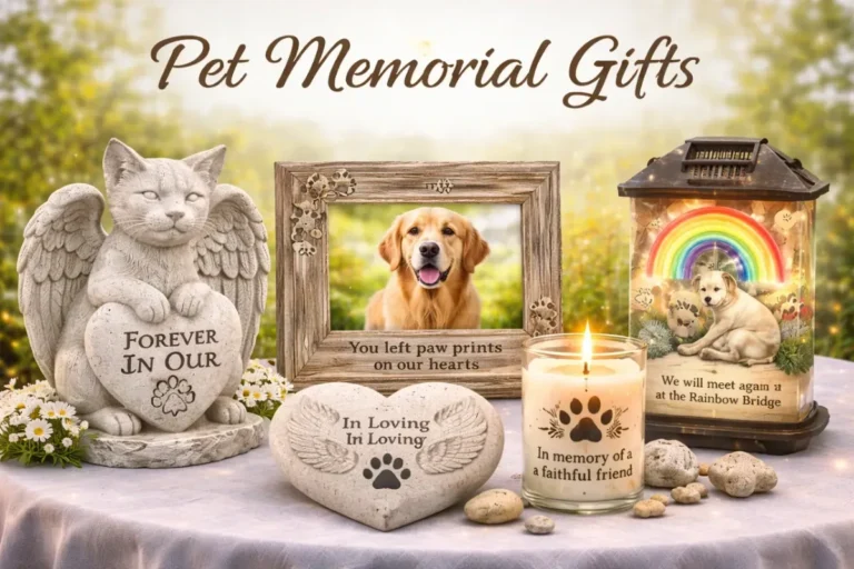 Best Pet Memorial Gift Ideas for Dog and Cat Lovers Pet memorial gifts