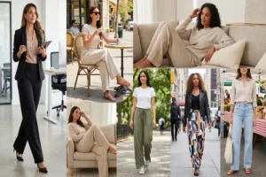 Women Wide Leg Trousers