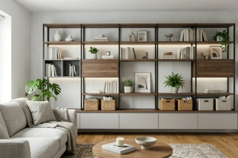 Conceptions d’étagères modernes qui gardent la maison organisée et élégante Modern Shelving Designs
