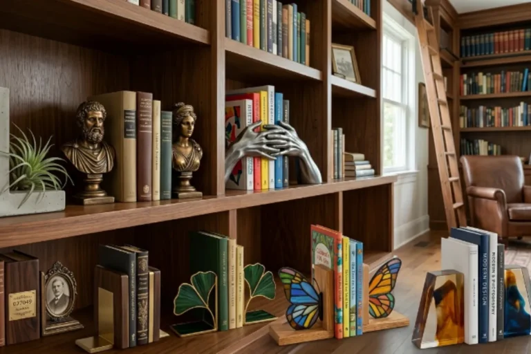 Artful Bookend Designs for Curated Home Libraries