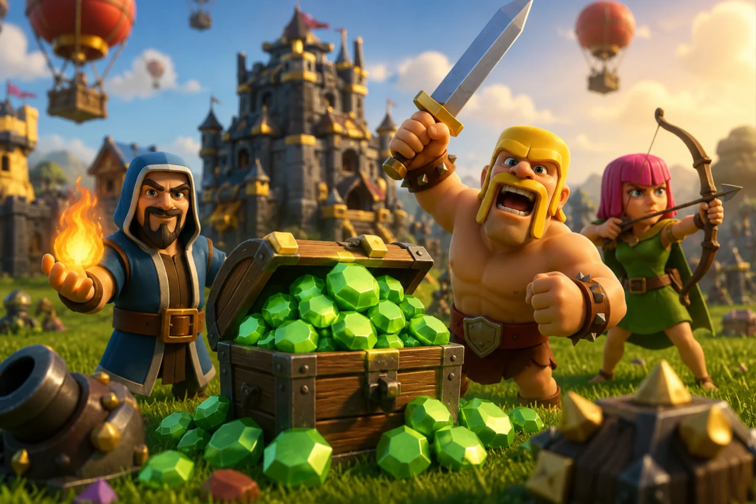 Wie man Clash of Clans Gems schnell und sicher bekommt