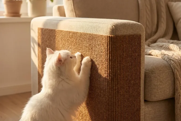 Cat Scratch Protectors That Help Keep Sofas and Chairs Looking New