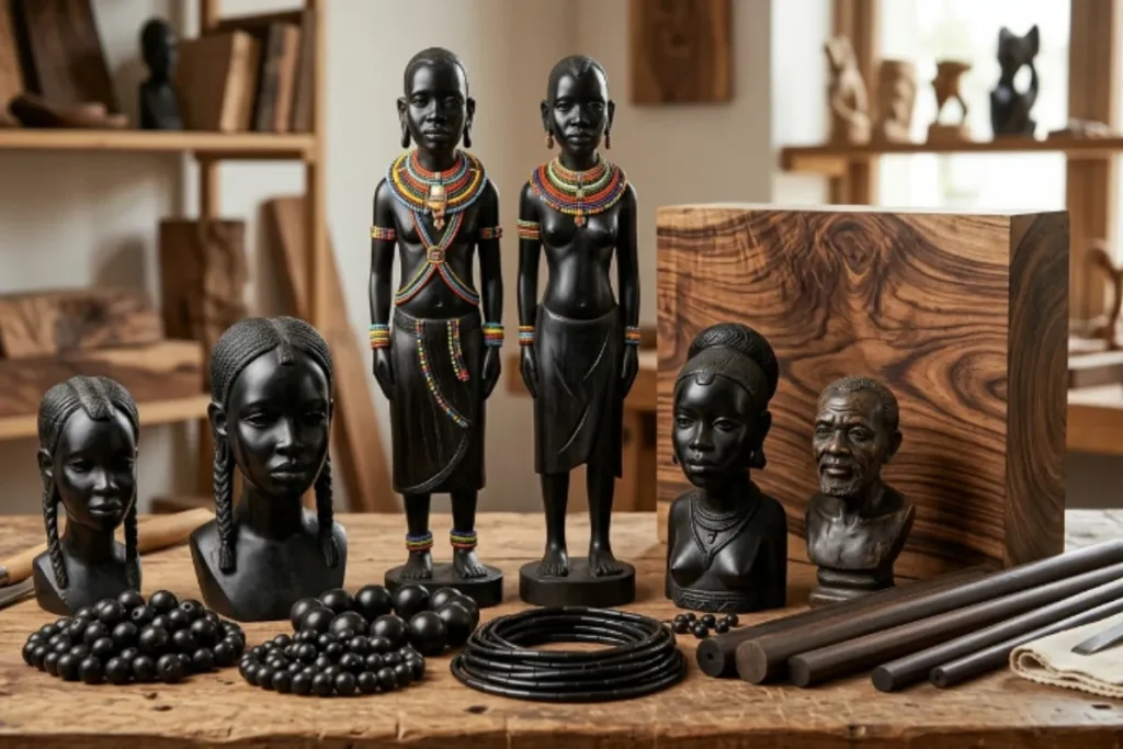 Handcrafted Ebony Creations for Home Décor and Collectors