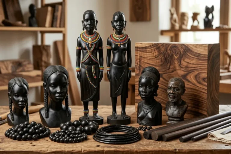 Handcrafted Ebony Creations for Home Décor and Collectors