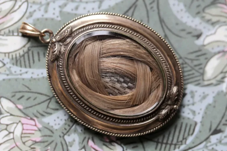 Handcrafted Hairwork Jewelry for Memorial Keepsakes and Vintage Fashion