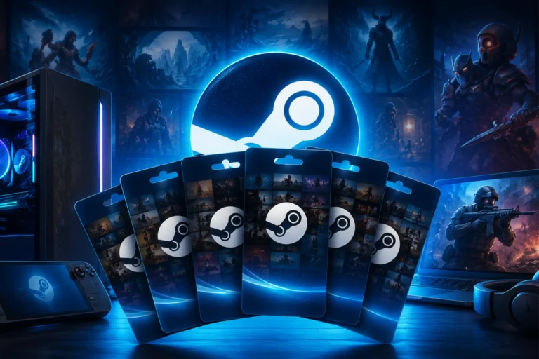 Die besten Steam-Geschenkkarten für PC-Gaming und digitale Unterhaltung