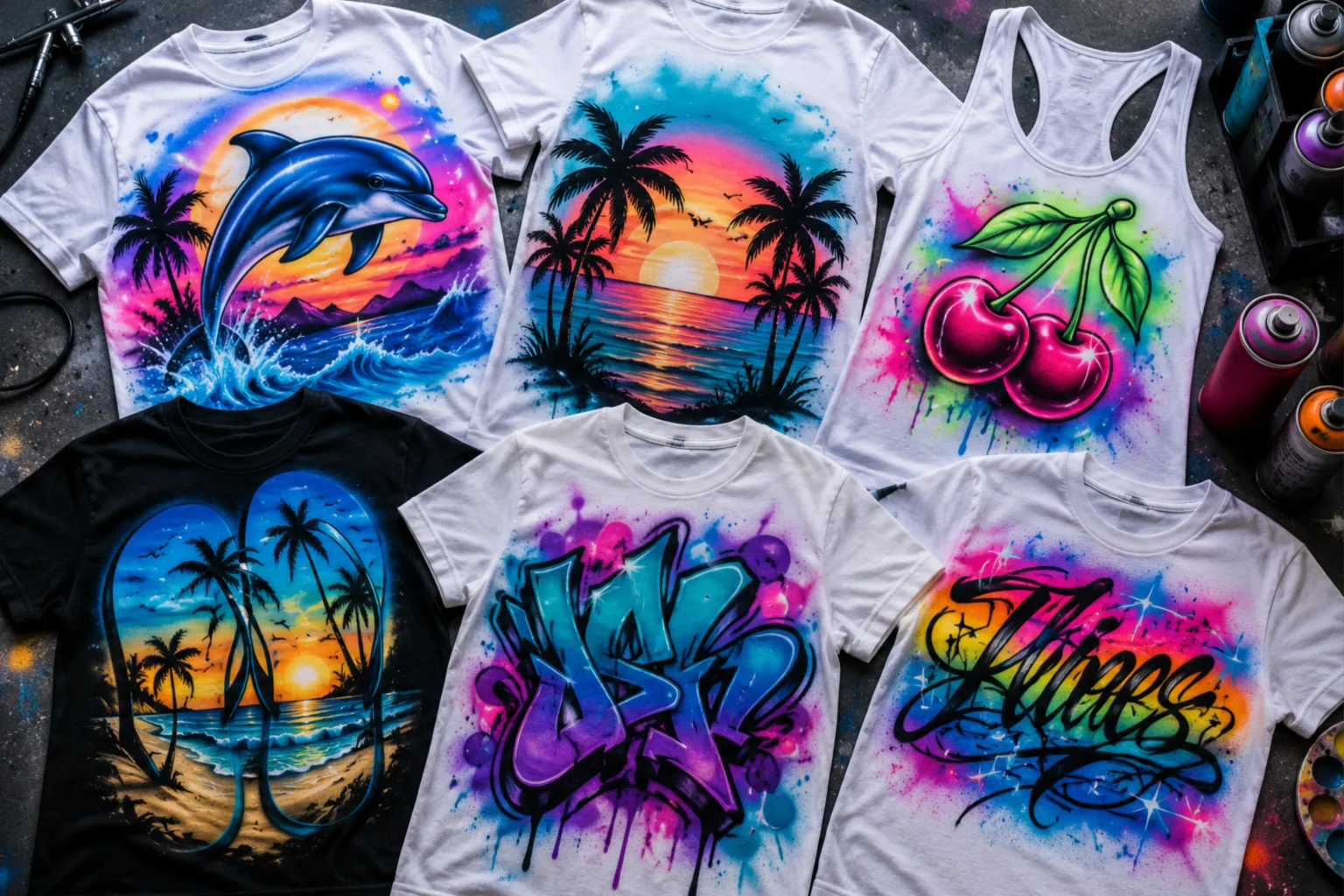 Stylish Airbrush T-Shirt Styles for Unique and Trendy Look