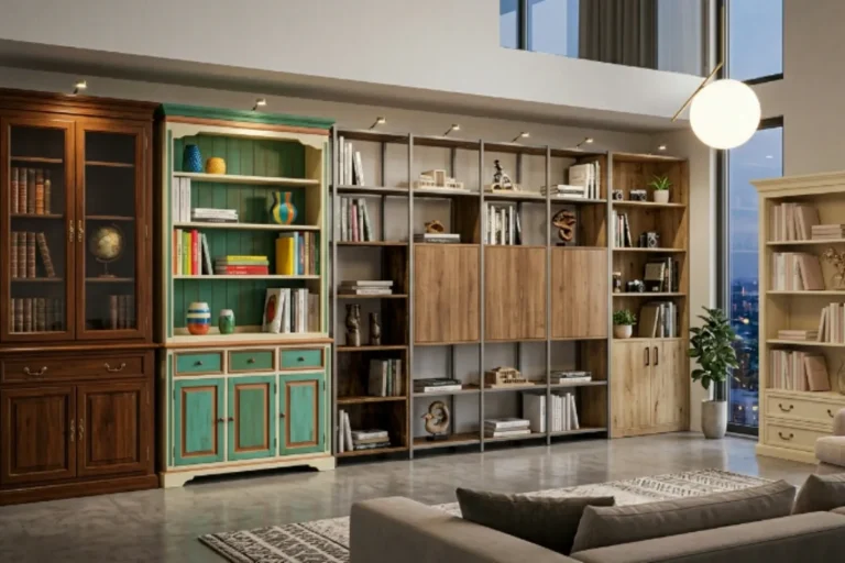Bibliothèques décoratives pour organiser vos livres et objets de collection avec élégance