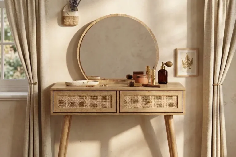 Un design de table de toilette élégant qui vaut l’investissement