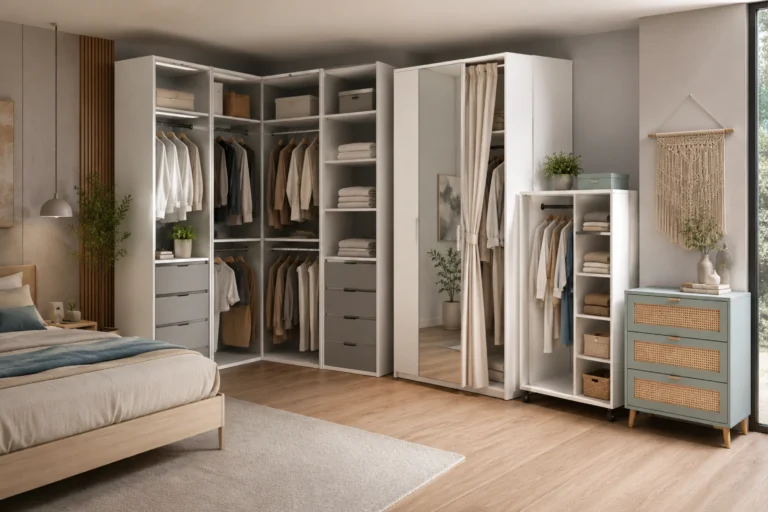 Solutions de garde-robes d’angle fonctionnelles pour les maisons modernes garde-robe d'angle fonctionnelle