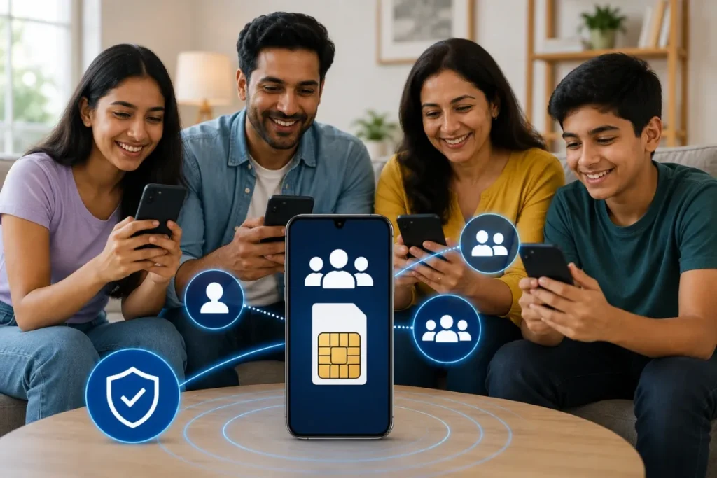 Affordable Group SIM Plans for Families, Friends and Shared Households