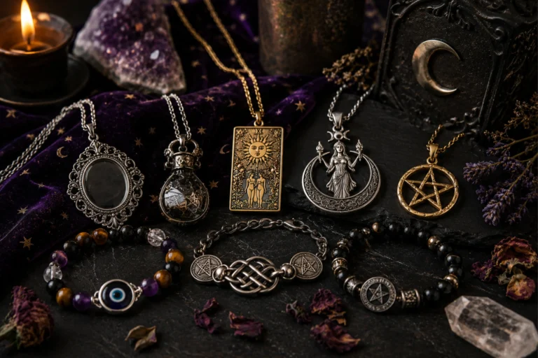 Trending Witchcraft Jewelry Pieces for Gothic and Celestial Fashion Styles