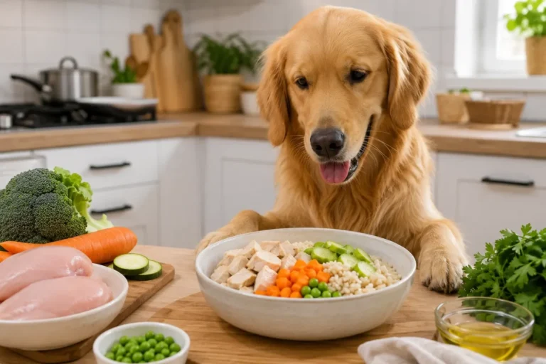 Healthy Chicken Recipe for Dogs That Supports Energy, Digestion, and Overall Wellness