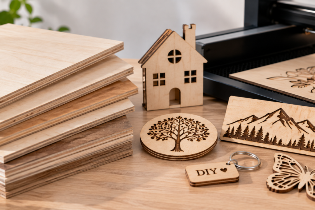 Top Plywood Sheets for Laser Cutting, Engraving and DIY Projects