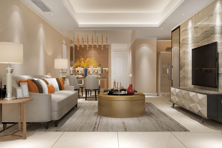 The Smart Home Devices That Add Comfort, Control, and Convenience Warmly lit open-plan living room in a connected home